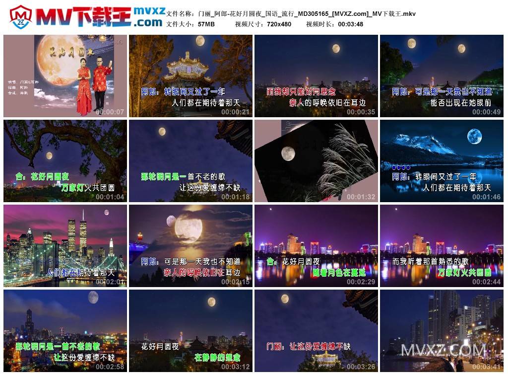 门丽_阿郎-花好月圆夜_国语_流行_MD305165